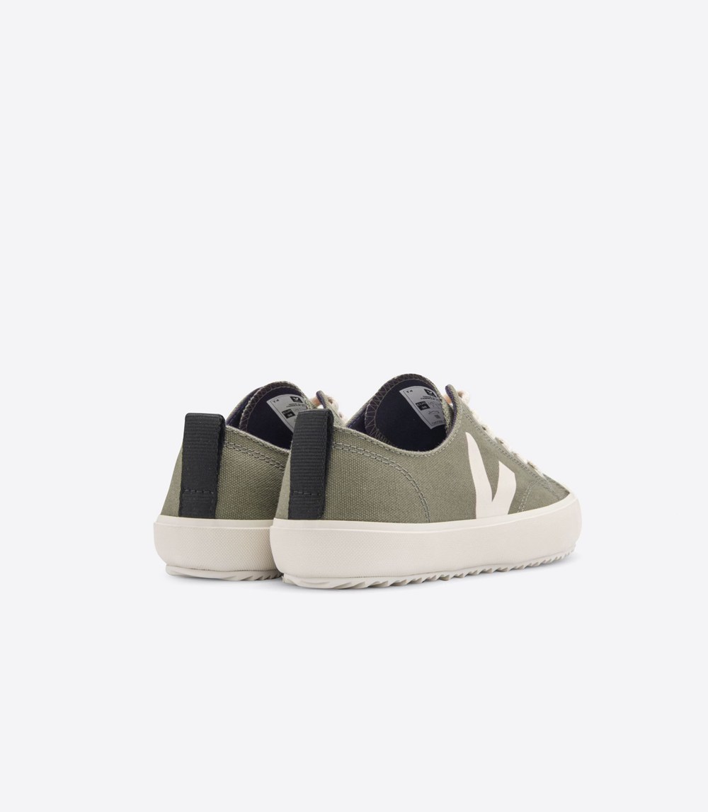 Veja Trainers Mens Olive/White - Nova Canvas - CMXW-17049